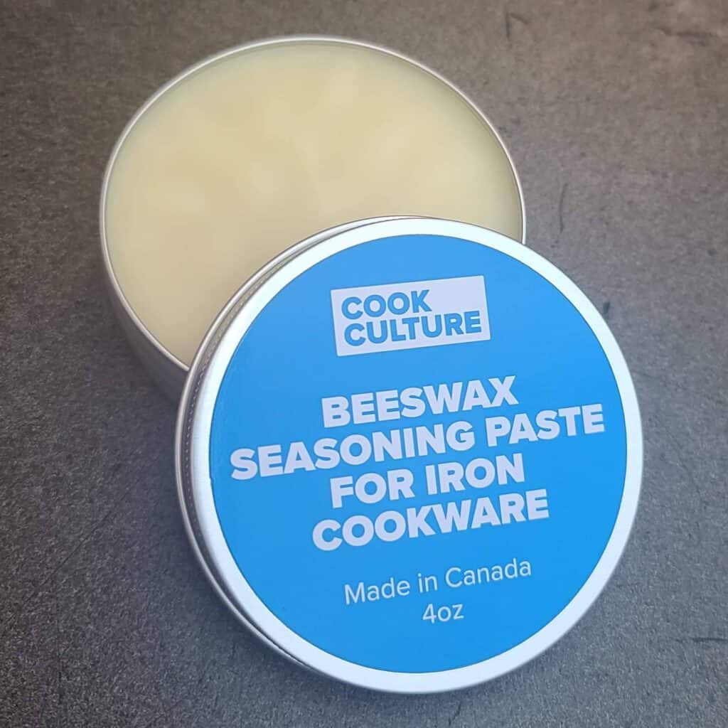 Cook Culture Beeswax Seasoning Paste for Iron Cookware