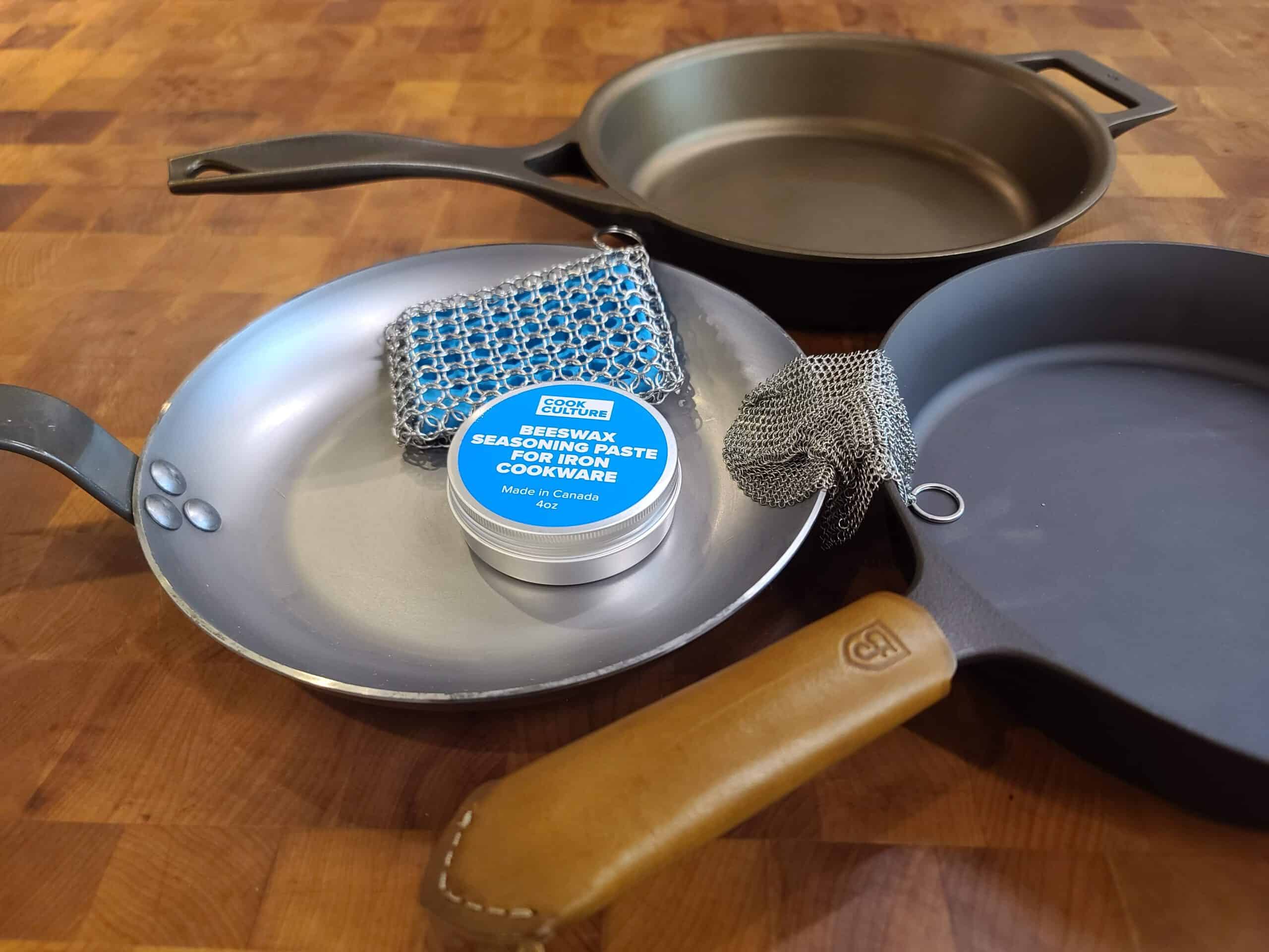 Cook Culture Beeswax Seasoning Paste for Iron Cookware