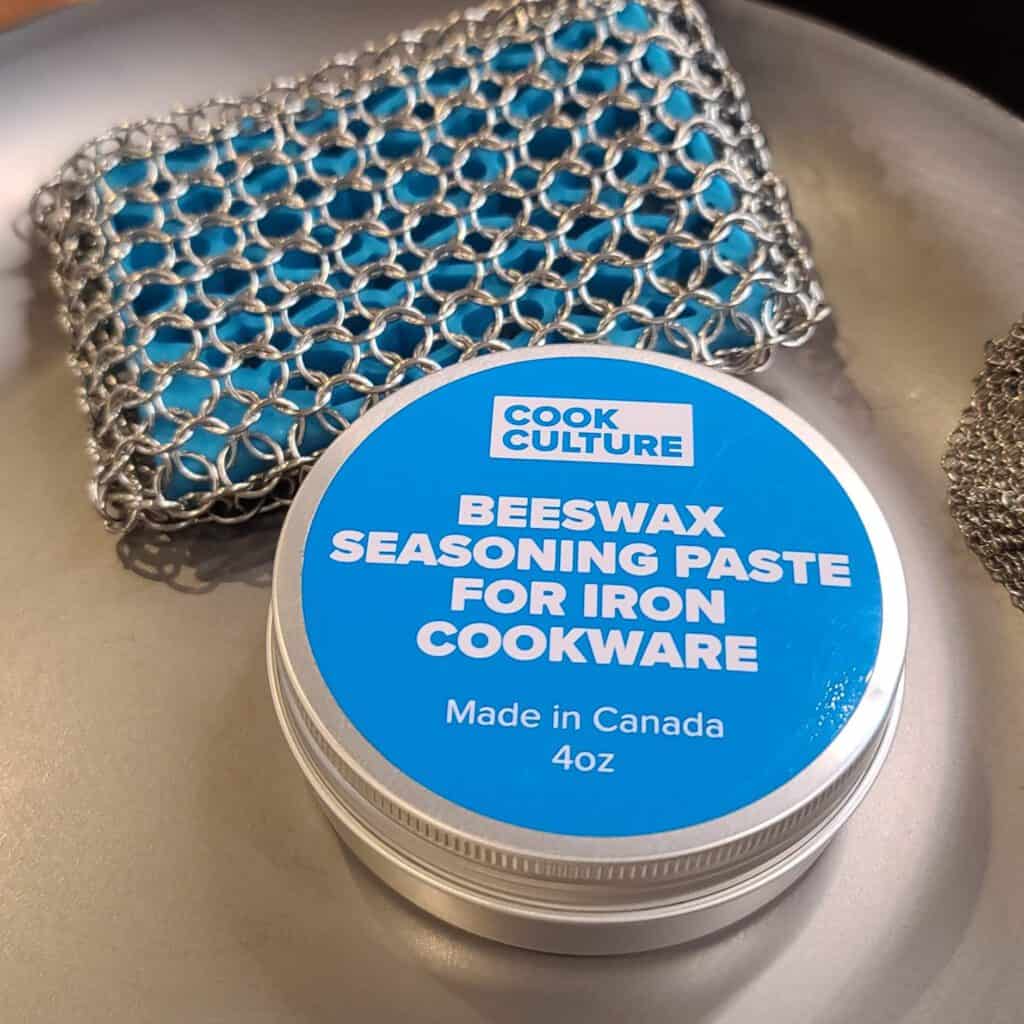 Cook Culture Beeswax Seasoning Paste for Iron Cookware