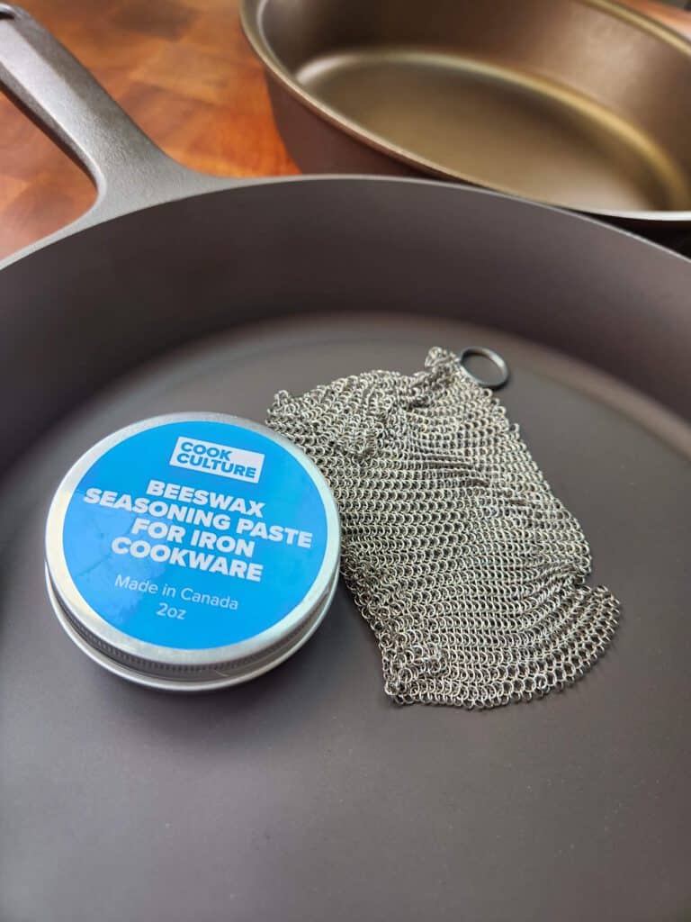 Cook Culture Beeswax Seasoning Paste for Iron Cookware